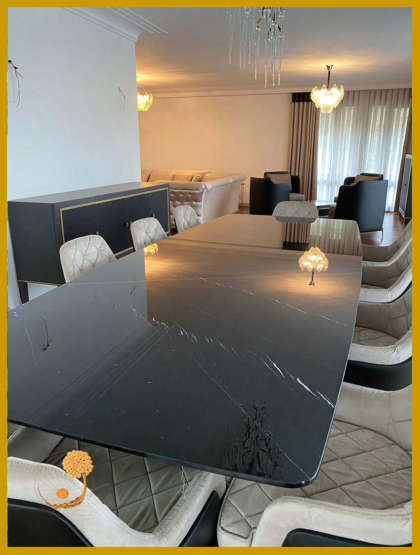 mermer yemek masası modelleri, mermer masa modelleri